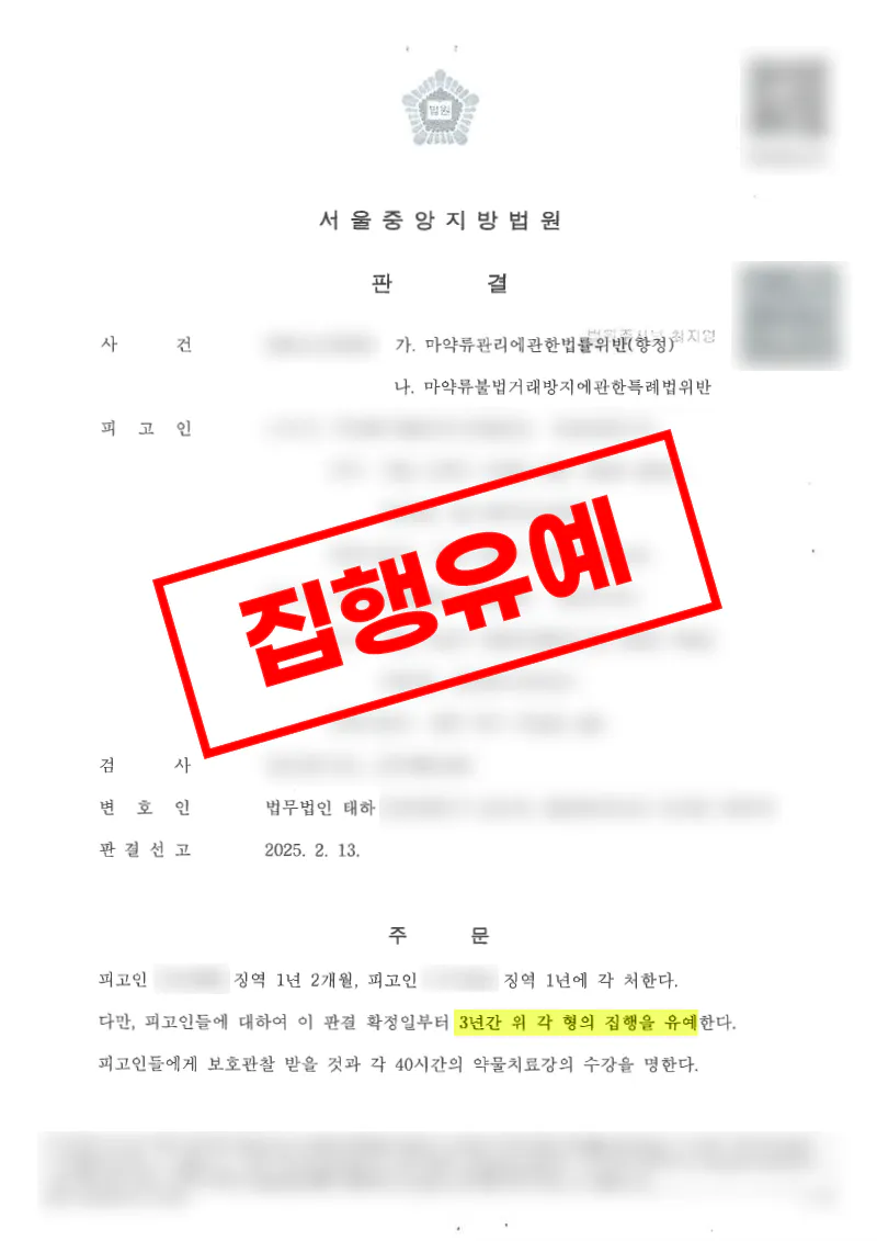 프로포폴 불법 투약 사건, 임신 중 피고인 집행유예 판결 사례