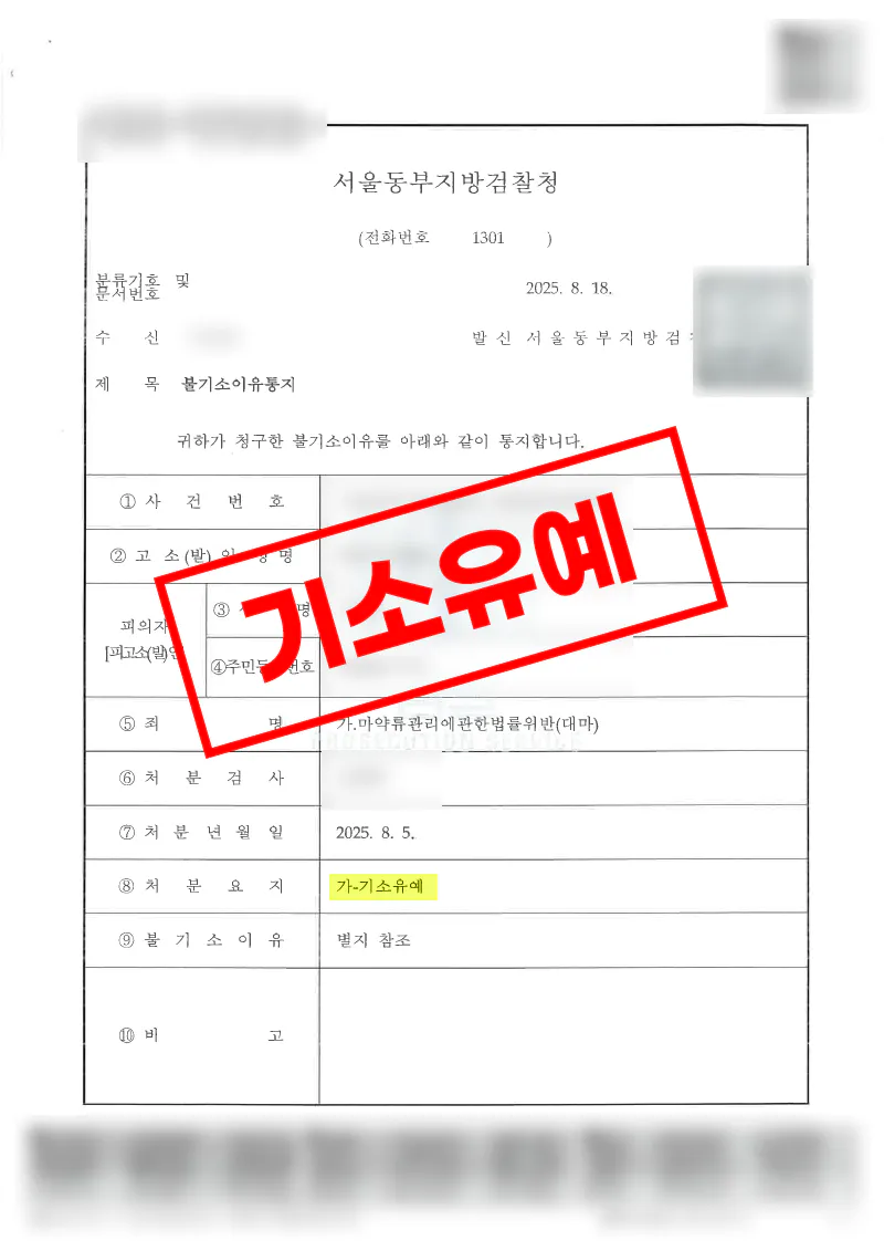 텔레그램 대마 매수·흡연 사건, 초범 사정 소명으로 교육조건부 기소유예